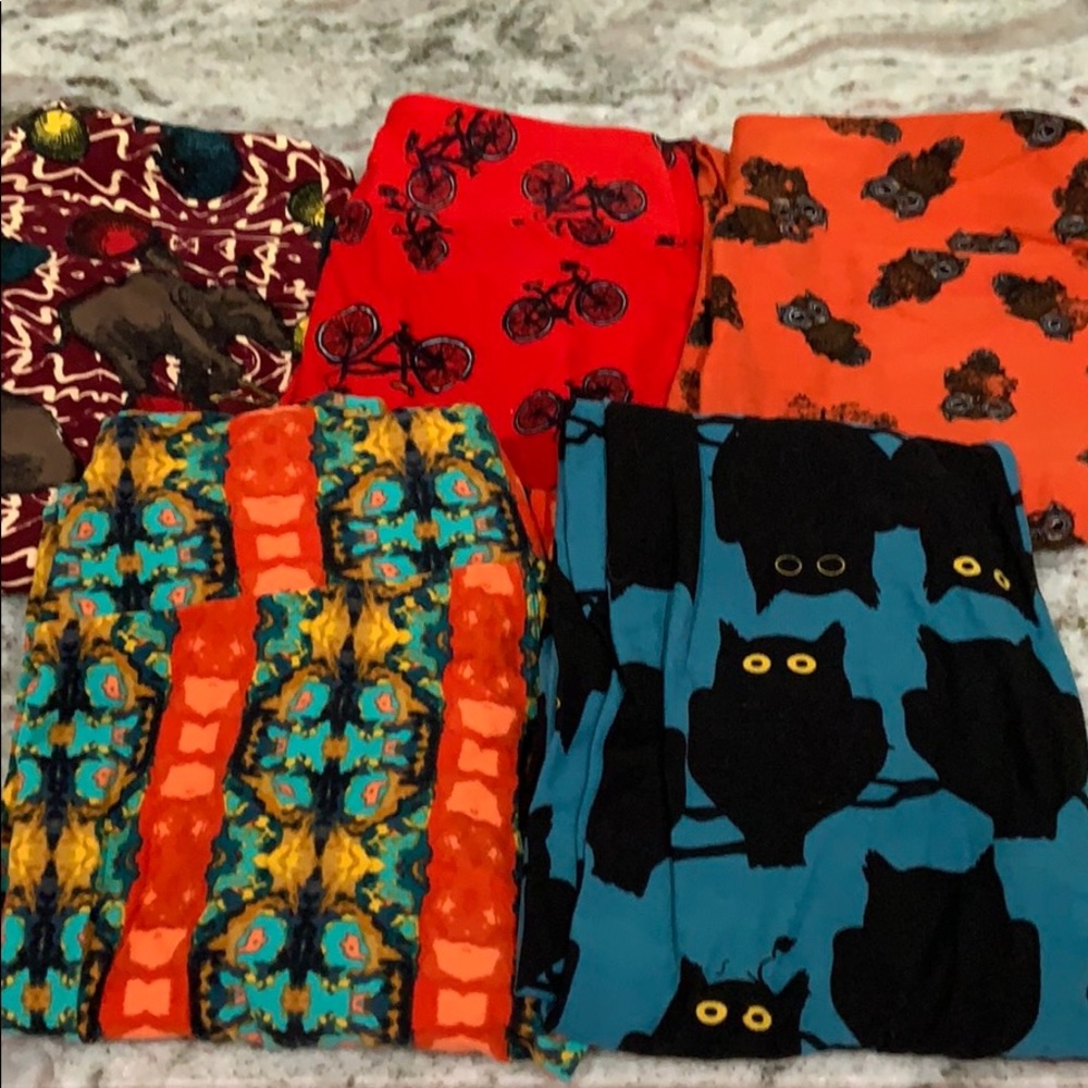 Set of 5 lularoe leggings